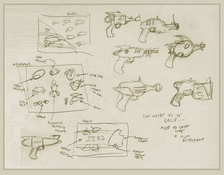 0 0 Ray Gun Sketches